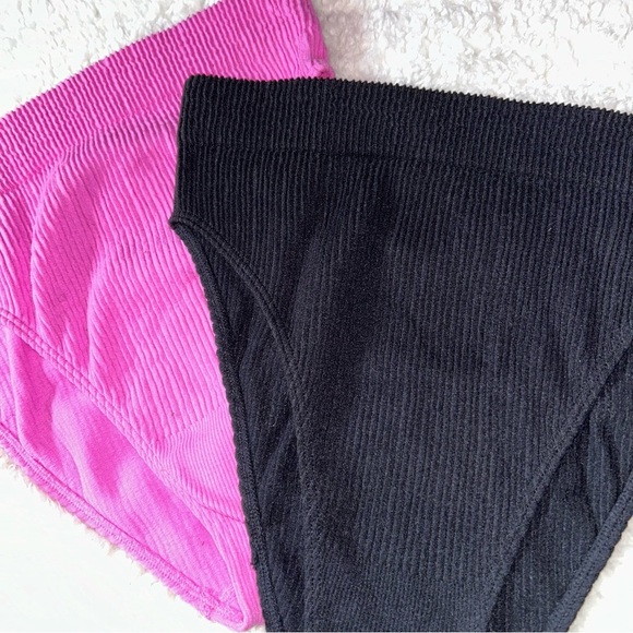 Aerie High Cut Bikini Underwear 2 Pack Size Medium NEW - Picture 2 of 3